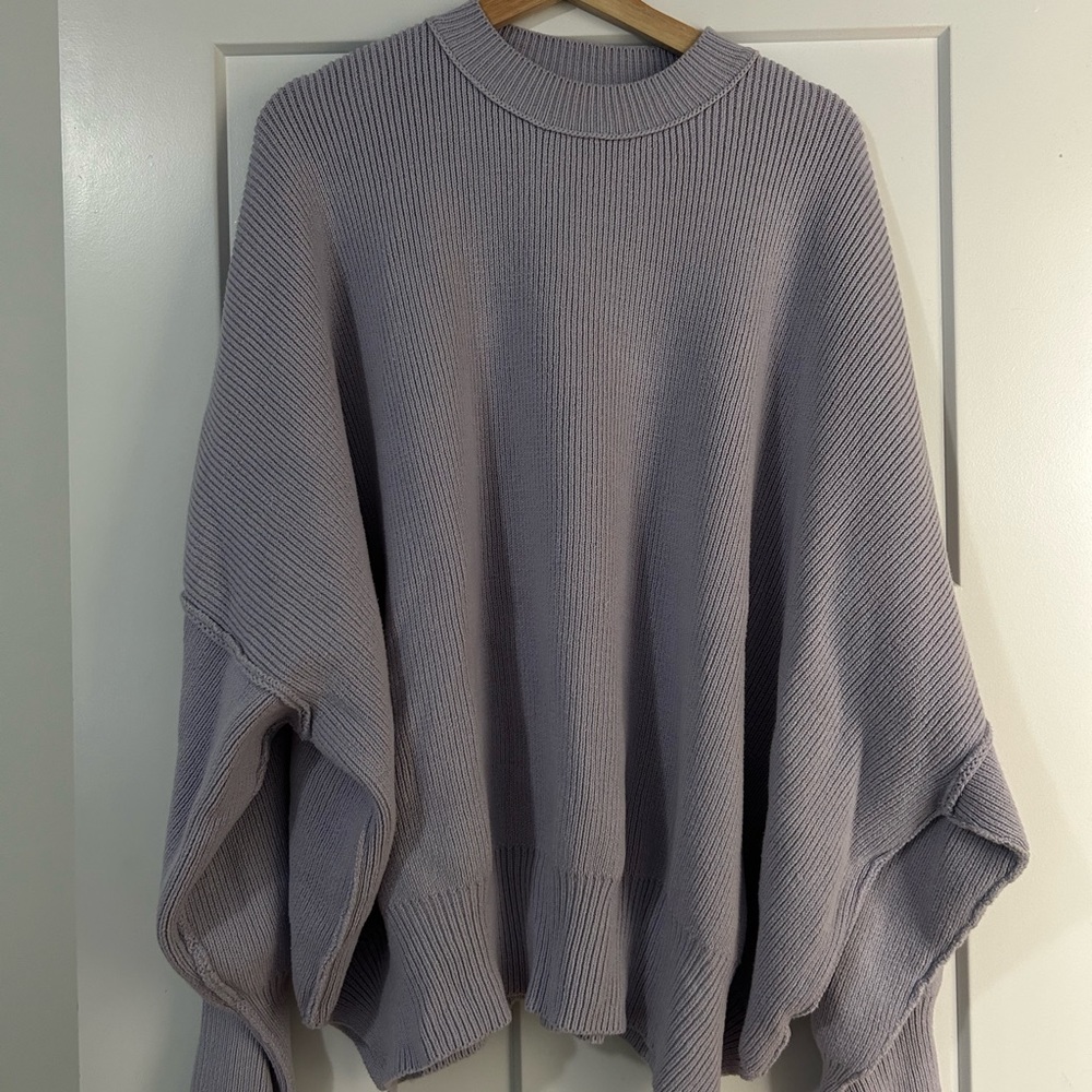 Free People Easy Street Sweater in Lilac